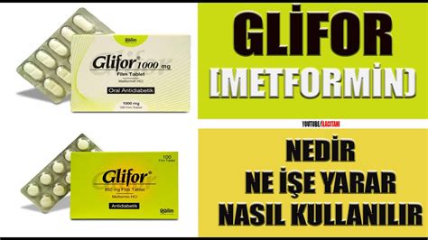 glifor ilacı ne işe yarar